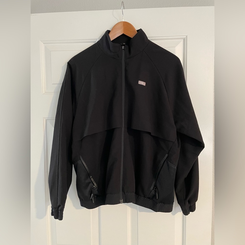 Fig Scrub Jacket- Black